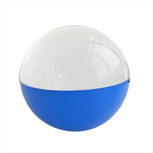 Sfera di cristallo 3D con riproduzione video fai da te, sfera da 7 cm, perfetta per regali di famiglia, amici e laurea, blu