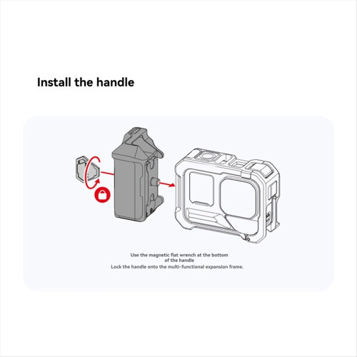 For Pro 2 / Kit Camera Frame & Expand Accessories for Enhanced Filming Experience Grey 1