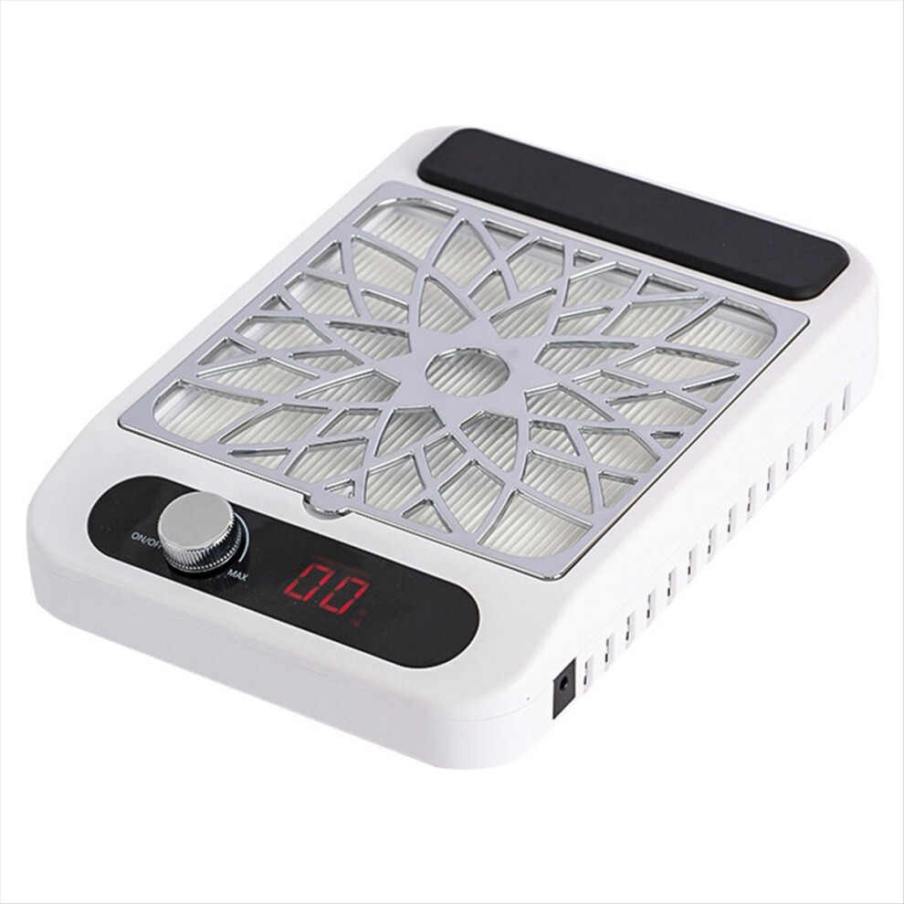 Nail Dust Vacuum Cleaner Nail Dust Collector Portable Nail Dust Collector No Dust Leakage Dust Filter EU Plug