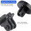 Fietscomputerbeugeladapterkit voor IGPS aluminiumlegering snelspanbeugel 3Plug M 2Plug F 4