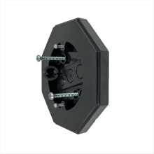 Siding Mounting Block 8161,Vertical Siding Lamp Octagon Mounting Kit with Built-in Box for Outdoor Smooth Flat