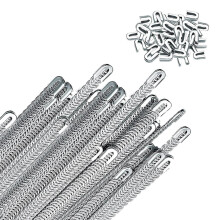 35 Stück 1/4 Zoll x 13,7 Zoll Spiralstahl-Metallstäbe für Korsetts, vorgeschnittene Nähkorsettstäbe für Kostümkleider