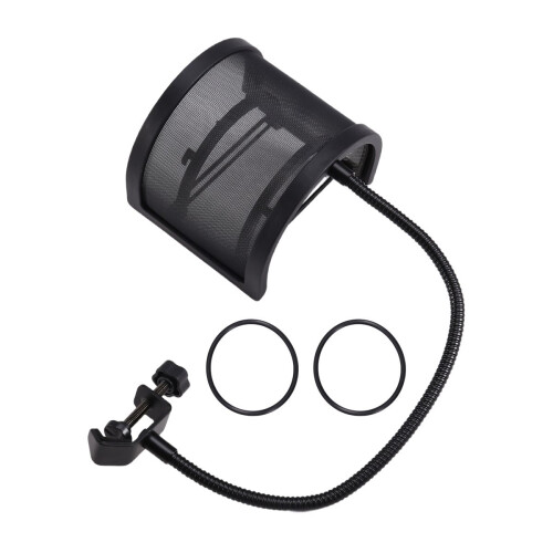 Studio Microphone Filter Flexible Wind Screen Sound Filter with Gooseneck Mic Shield for Speaking Recording Accessories 2