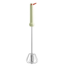 Egg Mixer Stainless Steel Whisker Cream Stirrer Semi Automatic for Baking Cooking Cake Food Kitchen Beater Blending B