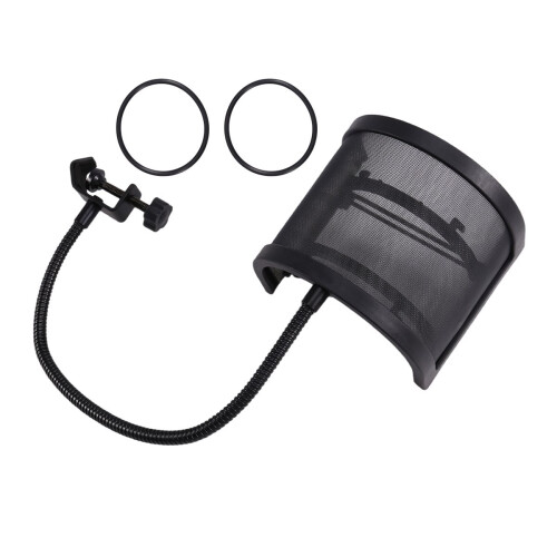 Studio Microphone Filter Flexible Wind Screen Sound Filter with Gooseneck Mic Shield for Speaking Recording Accessories 1