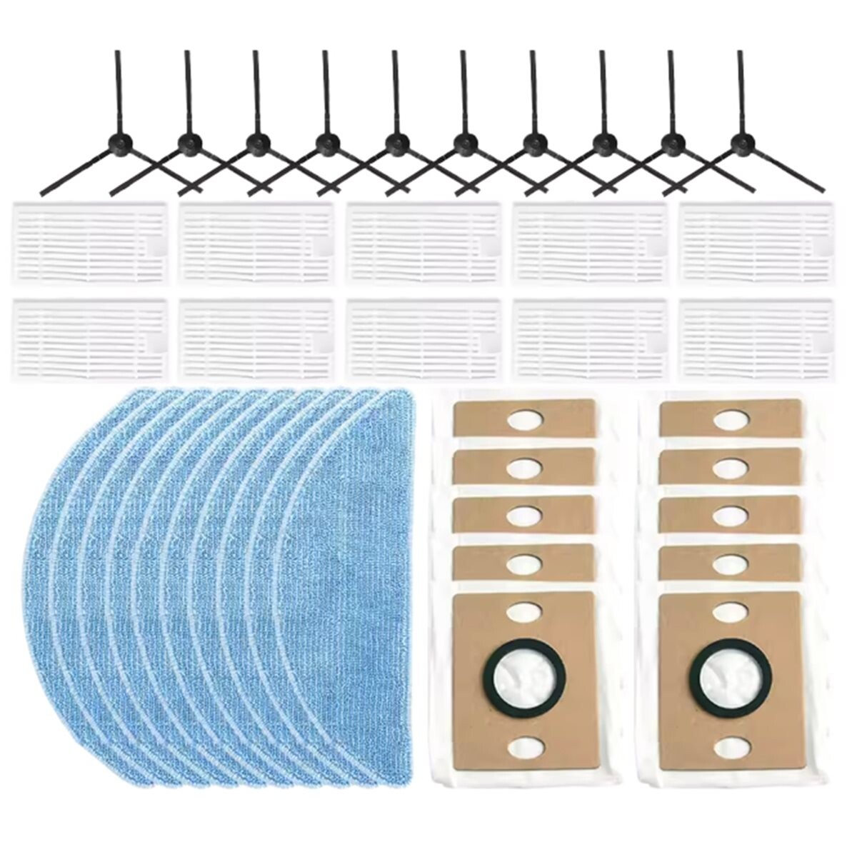 Kit De 9 Buses D’aspirateur Mini Universelles - Diamètre 30-35mm, Compatibles Avec La Plupart Des Modèles