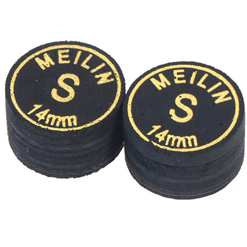 embouts de queue de billard en cuir de dureté variable, forme radiale, accessoires pour embouts de queue S