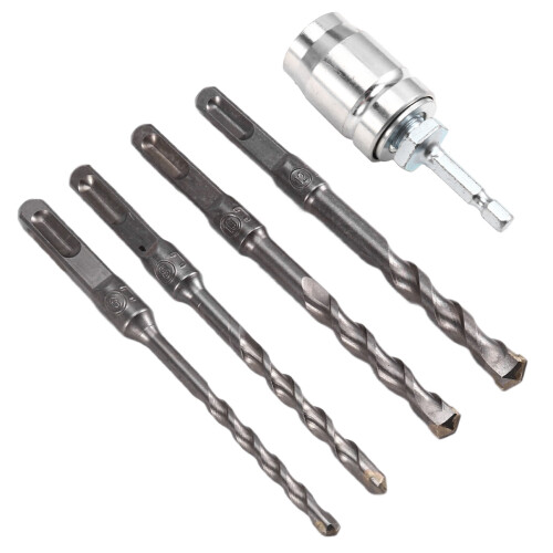 Electric Hammer Adapter Electric Drill to Hammer Square Handle with Drill Head Quick-Release Chuck Adapter Power Tools 2