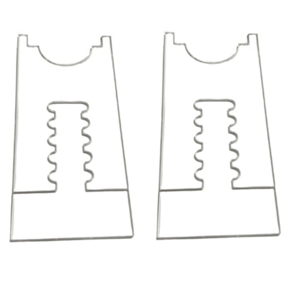 Adjustable Clear Acrylic Wall Spacer (2-Pack) 6.69"-11.34" Protect Walls, Prevent Fire Risks & Furniture Safety 4853301949587