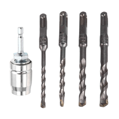 Electric Hammer Adapter Electric Drill to Hammer Square Handle with Drill Head Quick-Release Chuck Adapter Power Tools 1