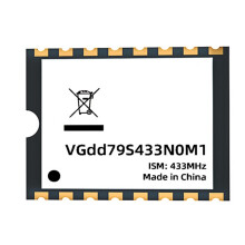 Módulo LoRa LLCC68 433Mhz LLCC68 VGdd79S433N0M1 Módulo sem fio para medidores inteligentes/iluminação pública/sensores ambientais