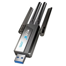 New 3000Mbps WiFi 6E Wireless Network Card Dual Band 2.4G/5GHz USB 3.0 Receiver Dongle WiFi Adapter for Win 10/11