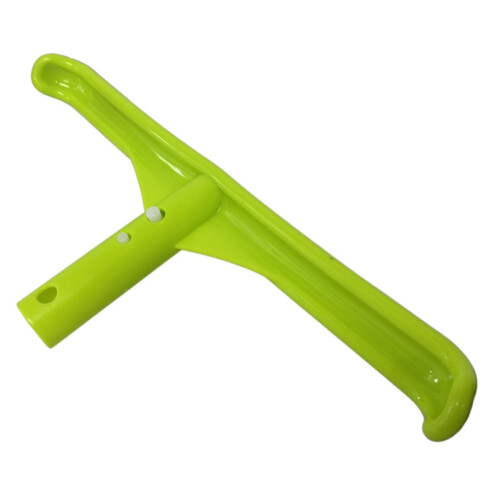 Escova de piscina com borda curva de 17,5 polegadas para limpar paredes, azulejos e fundos de piscinas, com clipes EZ. 1