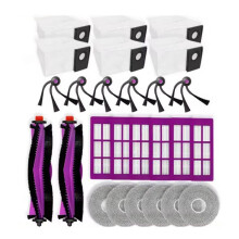 26PCS for J15 Max Ultra Vacuum Cleaner Spare Parts Main Side Brush Hepa Filter Mop Cloth Dust Bag