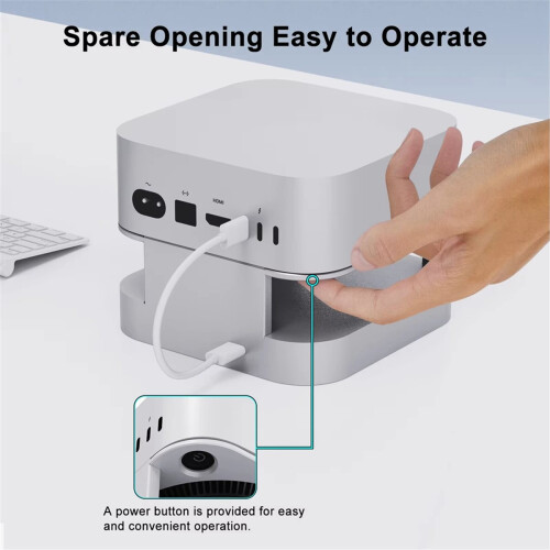 Mini Docking Station for 2024 Mini Computer USB Hub Desktop Stand USB Port Hub for Mini Pro PC Accessories 2