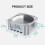 Mini Docking Station for 2024 Mini Computer USB Hub Desktop Stand USB Port Hub for Mini Pro PC Accessories 6