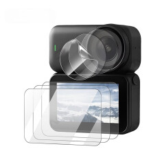 3PCS Screen Protector + Lens Film for Nano Camera Lens Screen Protector Film Anti-Scratch Accessories Set