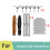 Replacement Accessories Kit for D20 Pro/D20 Plus Robot Vacuum Accessories Main Side Brushes Filter Mop Cloth 2