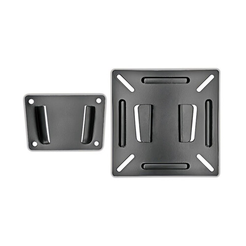 Suporte de parede universal para TVs de 10 a 27 polegadas com fixação por encaixe, para telas planas, monitores LCD e LED.