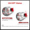 8" Motorized Duct Damper,Adjustable Volume Damper, Backdraft Damper Airflow Control for HVAC Ventilation System,AC 24V 5