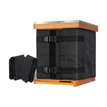 2 stuks winter bijenkorfwikkel voor bijenkorven met 10 en 8 frames, 600D Oxford-doek, verstelbare bijenkorfwikkel, waterdicht en winddicht