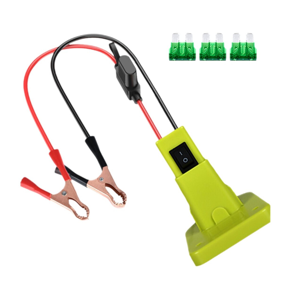 Adapter For 18V Battery With Fuse Switch Diy Battery Adapter Connector For 18V Li-Ion Battery 4853264272487