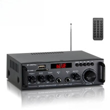 BT-298 PRO Digital Power Amplifier Bluetooth U Disk Power Amplifier Two-Channel Power Amplifier EU Plug