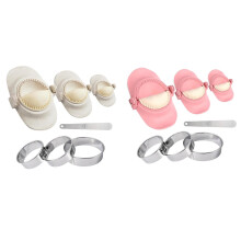 Conjunto de Moldes para Empanadas e Pastéis com Cortador de Massa, 14 peças