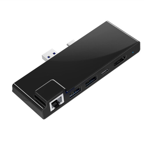 Σταθμός σύνδεσης για Pro 7, Hub, USB 3.0 X 2, Δυνατότητα φόρτισης USB-C 60W PD, Αναγνώστης καρτών