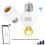 Smart WiFi Bulb Socket E26 E27 Light Bulb Adapter,Wireless 2.4G Remote Control Lamp Base Holder, APP Remote Timer 4