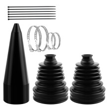 2PCS CV Boot Repair Kit with Expander Tool and Clamps,Silicone CV Axle Boot Repair Kit for 2.32In 2.86In 3.46In Calibers