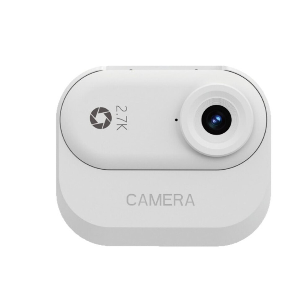 2.7K 1.47Inch Magnetic Charging Thumb Camera Pet Hd Camcorder Casual Recorder Outdoor Sports Camera White 4853264267803