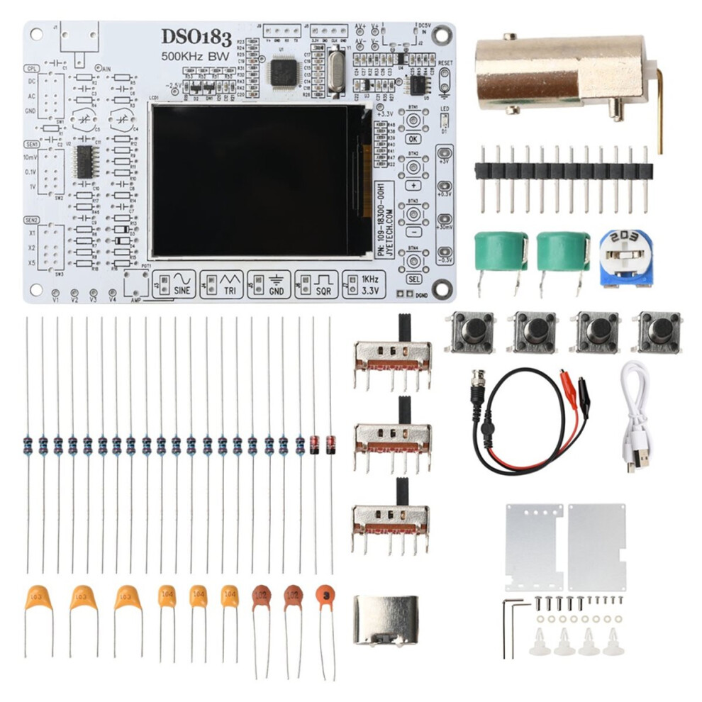 Dc5v Dso183 Digital Oscilloscope Diy Loose Parts Teaching Practical Training Electronic Production Kit 4853264283360