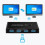 USB 3.0 One-Button Switch for 2 Computers Share 1 Keybord/Mouse/Printer/USB Flash Disk Drive(4 USB Devices) 7