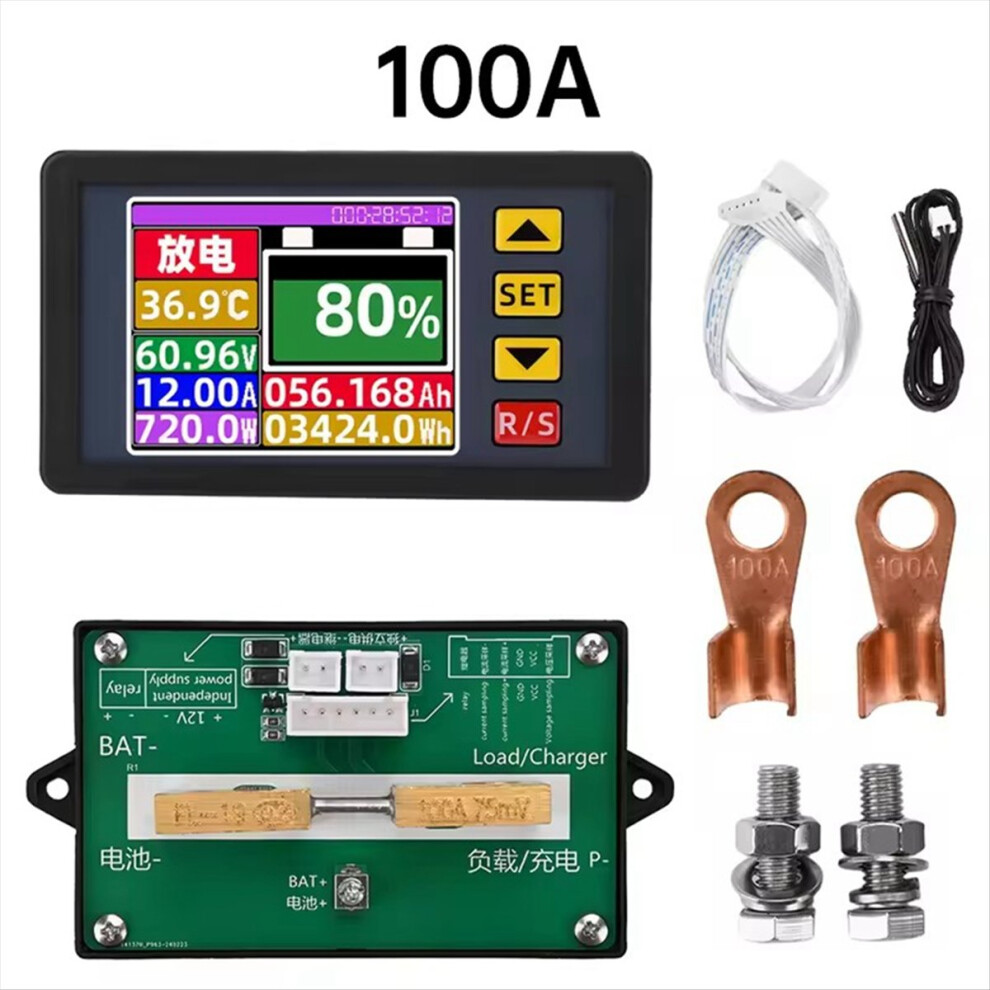 Testeur De Batterie DC Bidirectionnel WiFi 0-420V 100A - 2 En 1 Puissance & Batterie - SODIAL