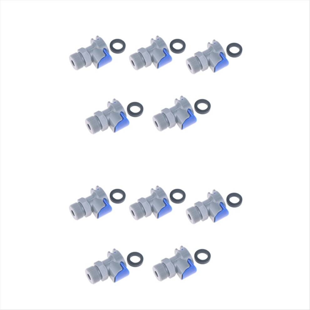 10Pcs M10 To M15x1 Quick Connect Hose Connector Kitchen Faucet Hose Connector Water Hose Pipe Tap Connector 4853264293512