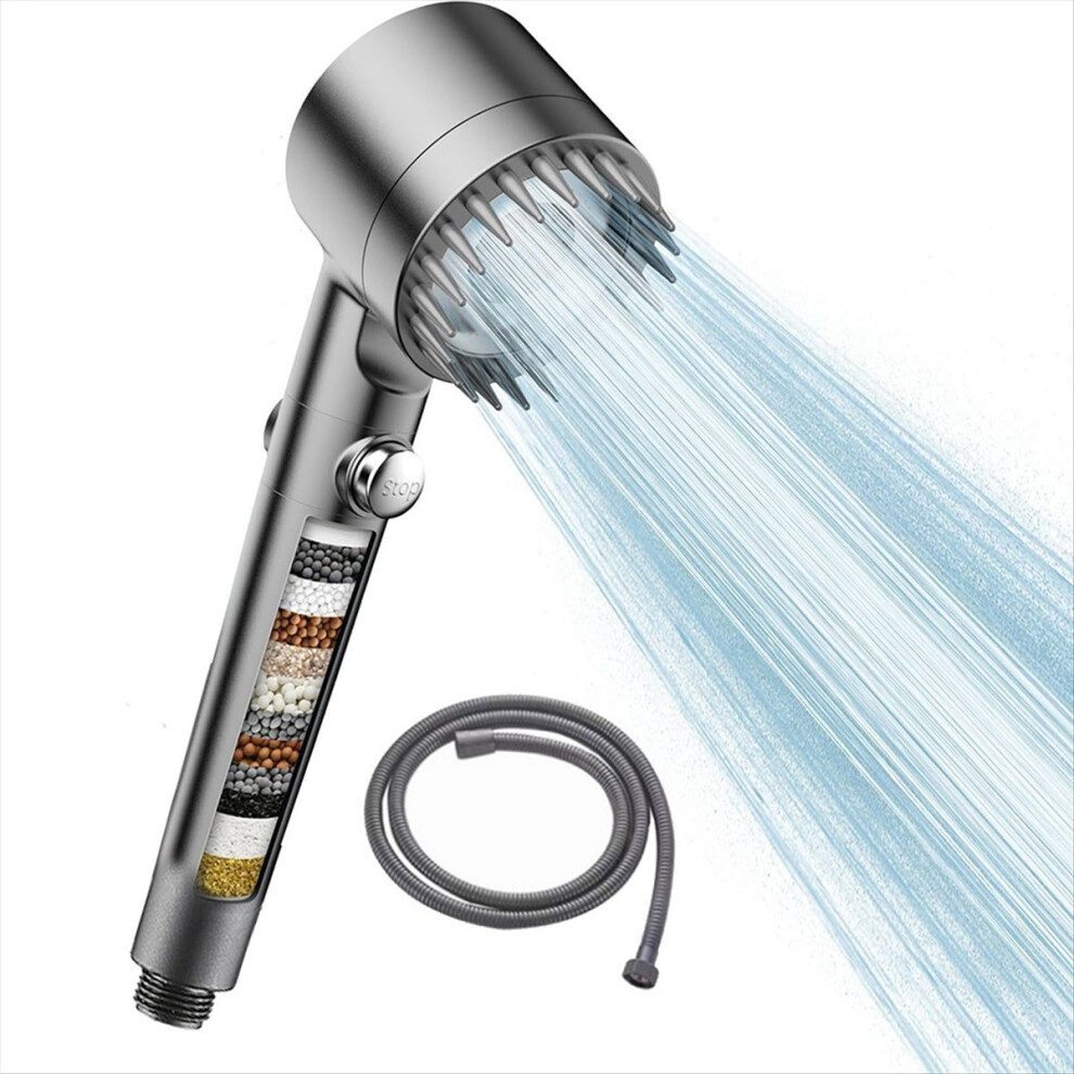 Filtered Shower Head With Handheld,Showerhead With Filters & Upgraded Anti-Clog Nozzles For Hard Water -Remove Chlorine 4853264294915