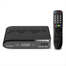 For V8 Ultra Satellite Receiver DVB-S/S2X DVB+T/T2 ISDB-T Cable ATSC-C Auto Full PowerVu DRE Mars EU Plug