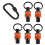 Socket Holder Keychain 5pc - 3/8" Socket Organizer with Quick Release and Clip - Impact Wrench and Toolbox Accessories 1