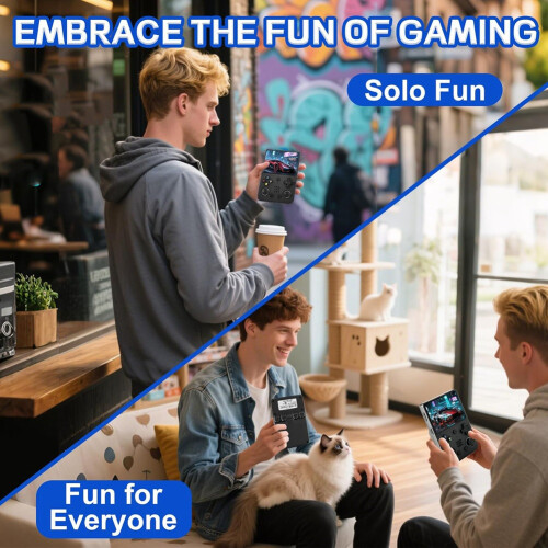RG36PRO Retro Game Console 64G Open Source Handheld Game Console 3.5Inch IPS Screen Portable Handheld Video Player 2