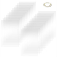 24PCS Sandblasting Cabinet Mirror Protection Film with Double Sided Tape Roll 23x11in Clear Sandblasting Cabinet Film A