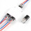 100pcs 2Pin Way Plug Waterproof Electrical Connector Car Wire Cable Electrical Connector Strip Terminal Connection 5
