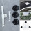 Suction Cup Mount for Mini Secure Mounting Kit for Car & Sunroofs Satellite Mounting Bracket Strong 7