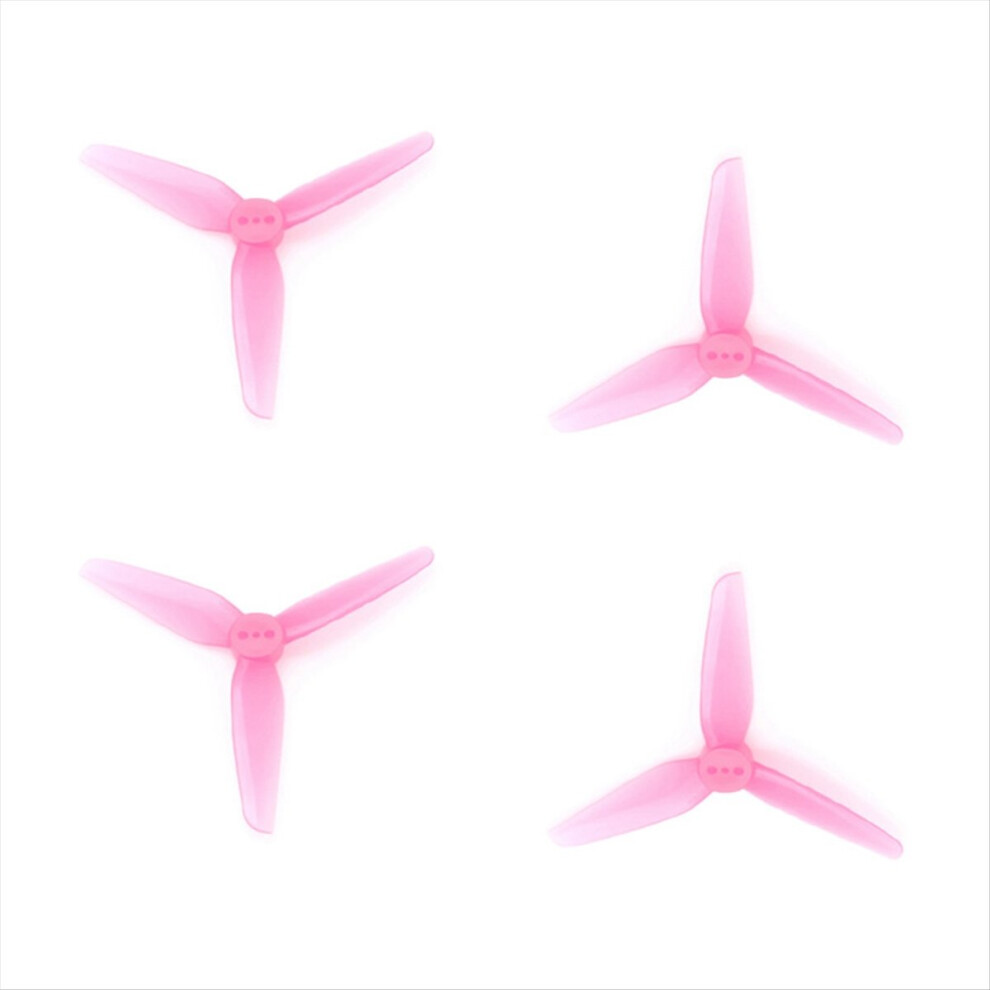 T3x1.8x3-1.5Mm Propeller 3-Blade Pc Prop For 3-Inch Rc Plane Fpv Drone Diy Accessory Pink 4853264222277
