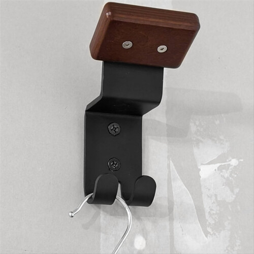 Soporte de pared para casco de motocicleta, resistente, para garaje 2