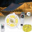 Camping String Lights, 33FT 100LED Rechargeable Lights String with 8 Lighting Modes,Waterproof USB Outdoor Lights 2