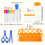 Sports Skill Development Tool Kit, Including Extra Large Test Tubes, Colored Silicone Droppers, Orange Storage Boxes 2