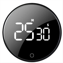 Revolving LCD Display Electronic Timer 99 Minutes Kitchen Cooking Clock Loud Alarm Counters for Home Study