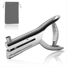 Diepe keel zware handpons met één gat, handpons van zinklegering met een diameter van 3/8 inch (10 mm) voor papier-ID PVC