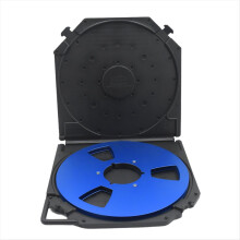 Bobine de bande magnétique vide de 10 pouces avec boîte de rangement, protection intégrale contre les rayures, étui pour bandes audio.